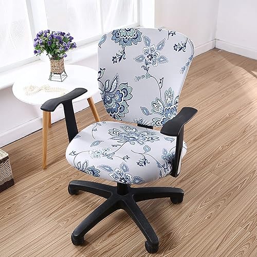 Miniatura 4 de Melaluxe Fundas para silla de oficina de computadora, funda universal protectora y elástica para silla giratoria