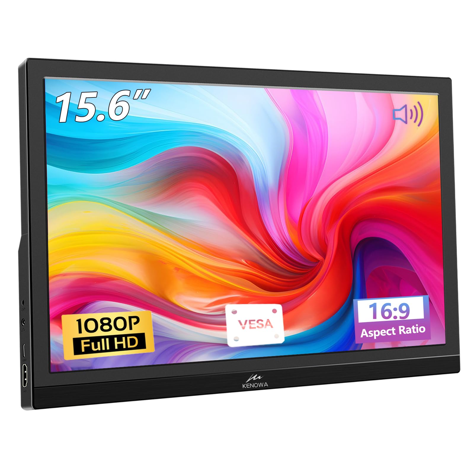 Amazon.co.jp: モバイルモニター 15.6インチ Kenowa FHD 1920*1080