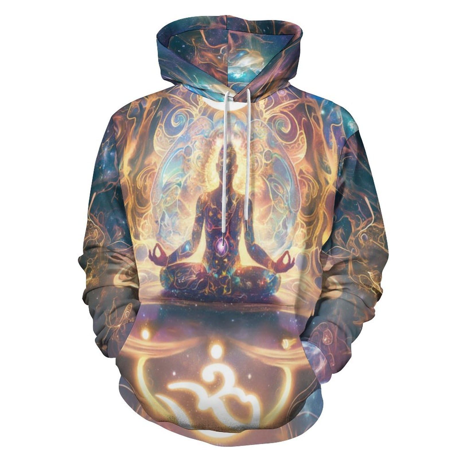 Sweat tendance Harajuku pour look urbain quotidien pull à capuche cosmique 3D - 8