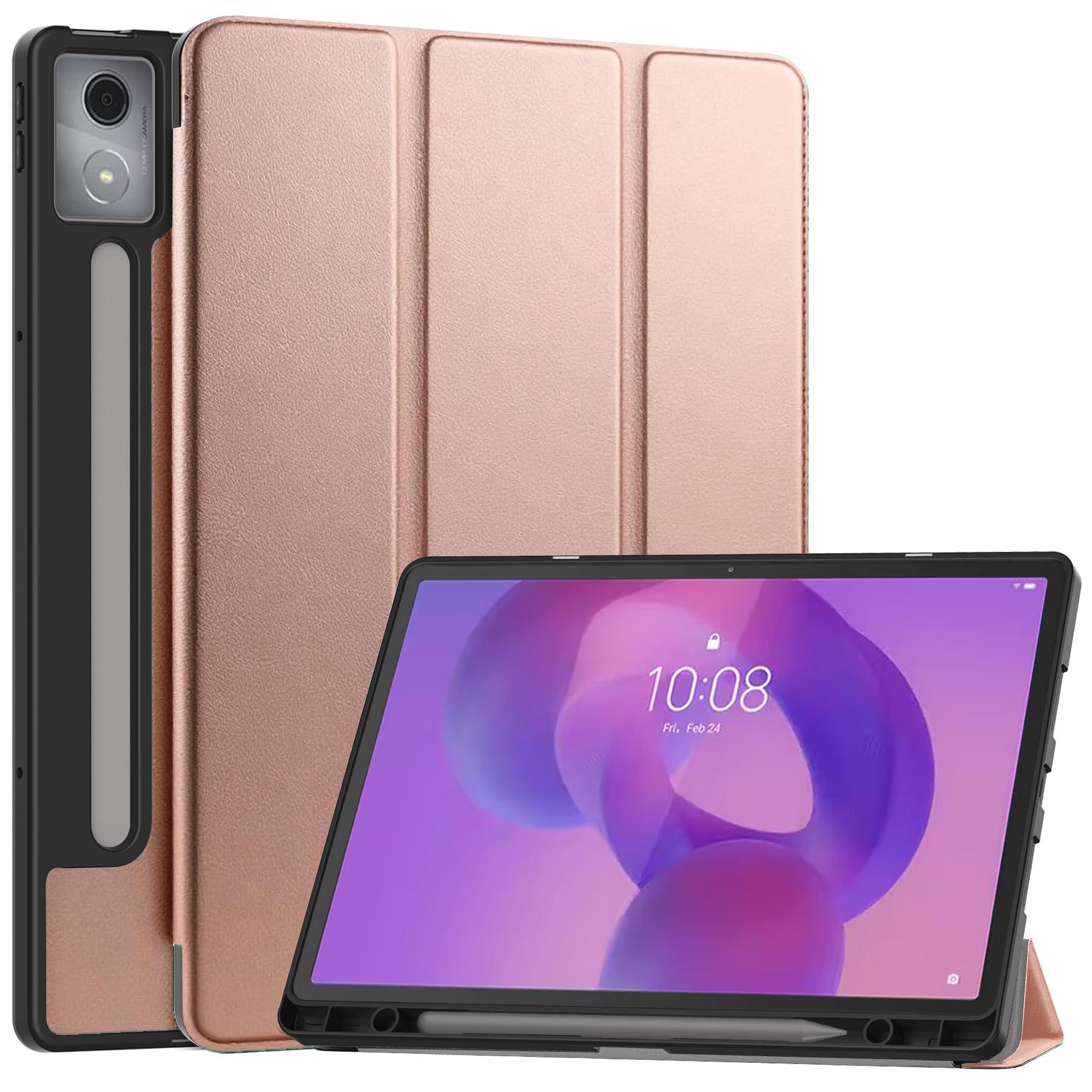 idudao Hülle für Lenovo Idea Tab Pro, Mit Stifthalter TPU We