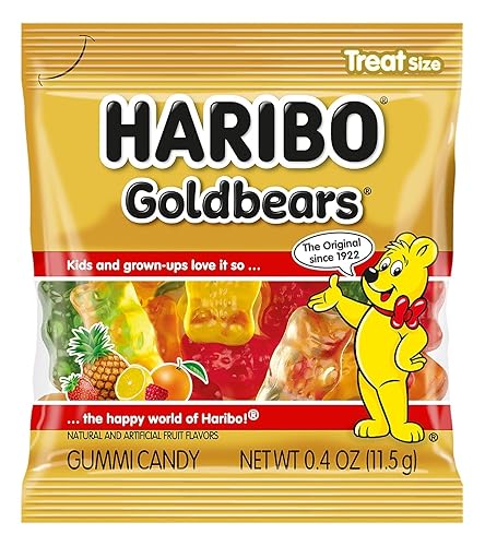 Miniatura 2 de Goldbears Gummy Bears Candy - Ositos de gomita envueltos individualmente de 0.2 onzas (35 unidades) - Gomitas a granel - Caramelos de gomitas con