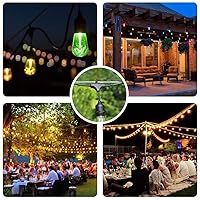 Vista 6 de Kit de suspensión de luces de globo, cable guía de luz para exteriores, cable de acero inoxidable recubierto de vinilo, incluye PVC transparente