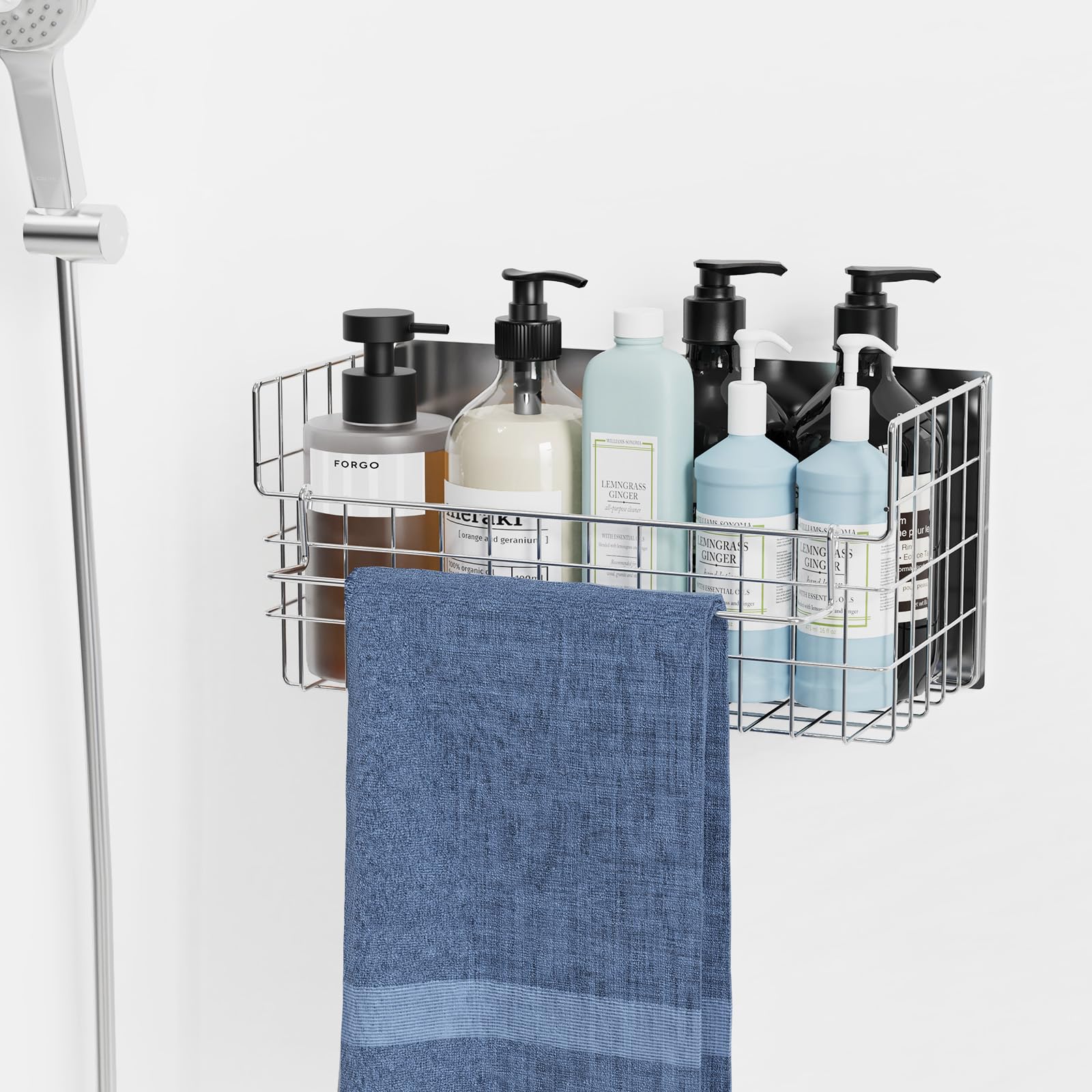 Amazon｜浮かせて清潔 お風呂すっきり マグネット式 ステンレス ラック