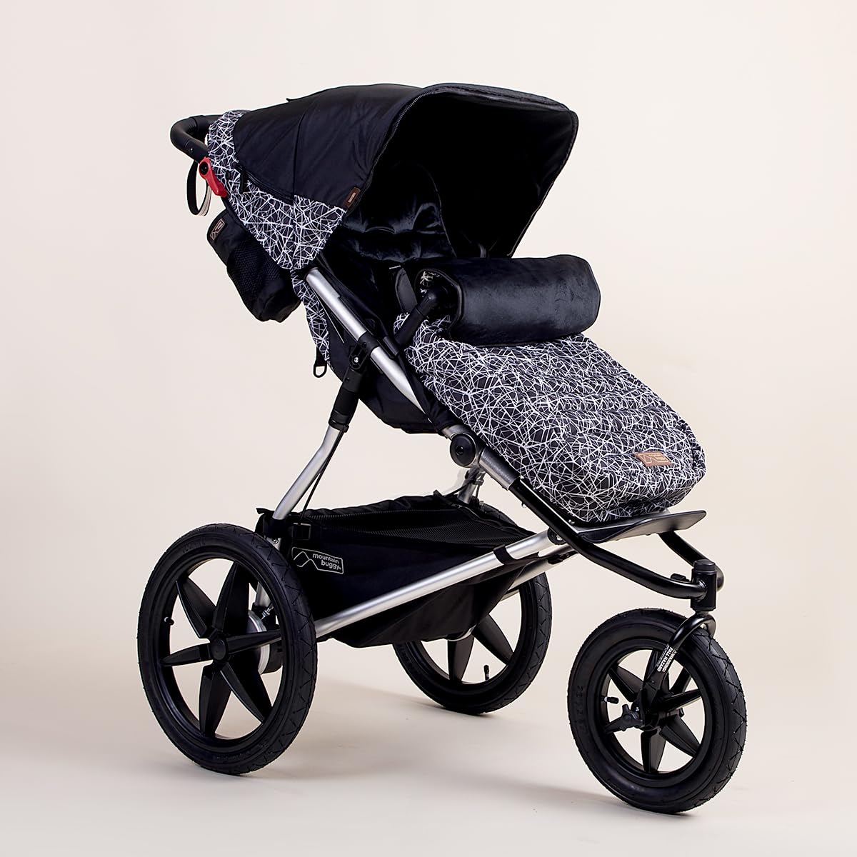 Fußsack für Mountain Buggy heritage V4 Urban Jungle Terrain Duet + Swift Farbe: graphite