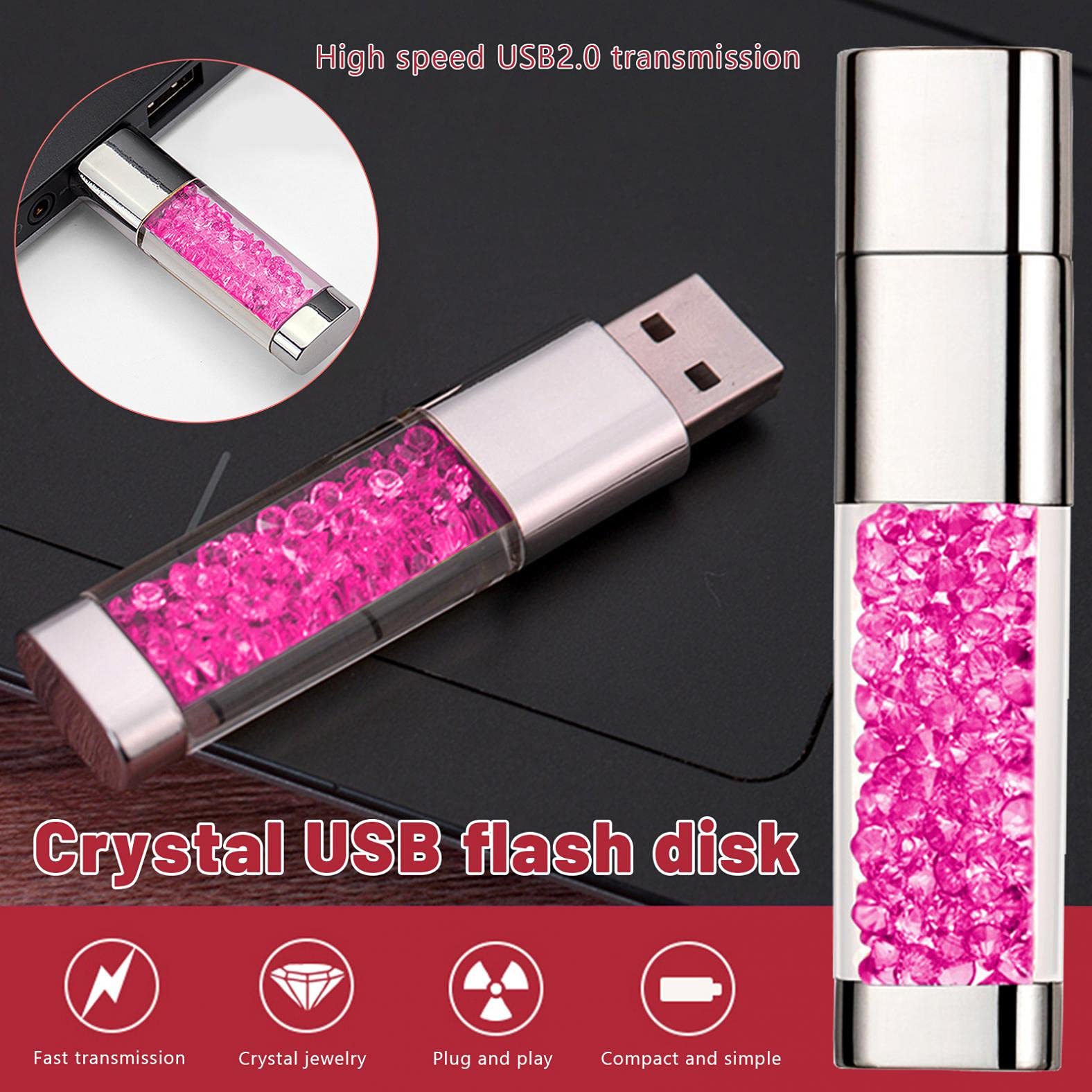 Amazon.co.jp: Ipinkiong 【USB 0 7GB 口紅型】USB メモリー USB