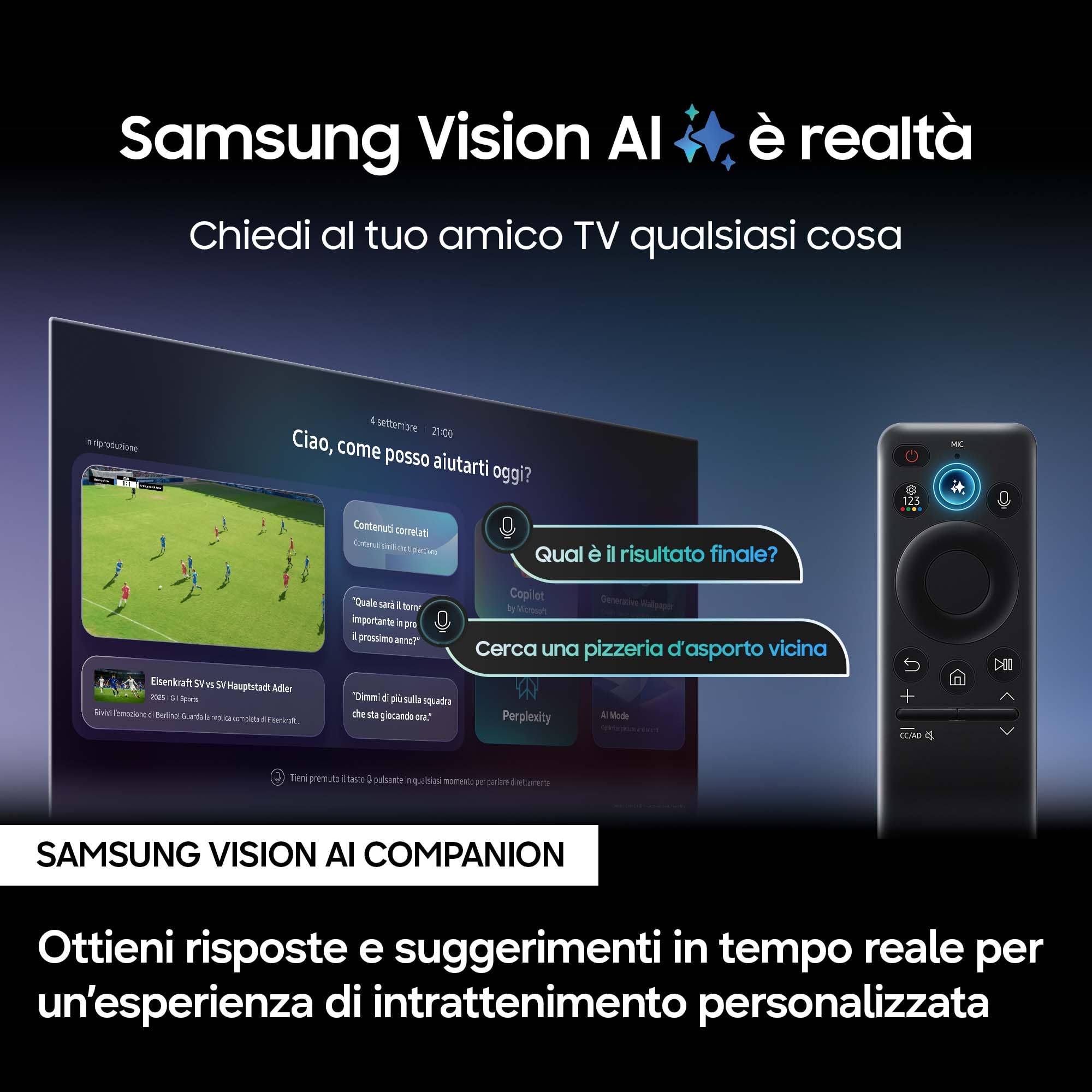 Samsung OLED 65'' QE65S94F Smart TV 4K AI - Dettaglio
