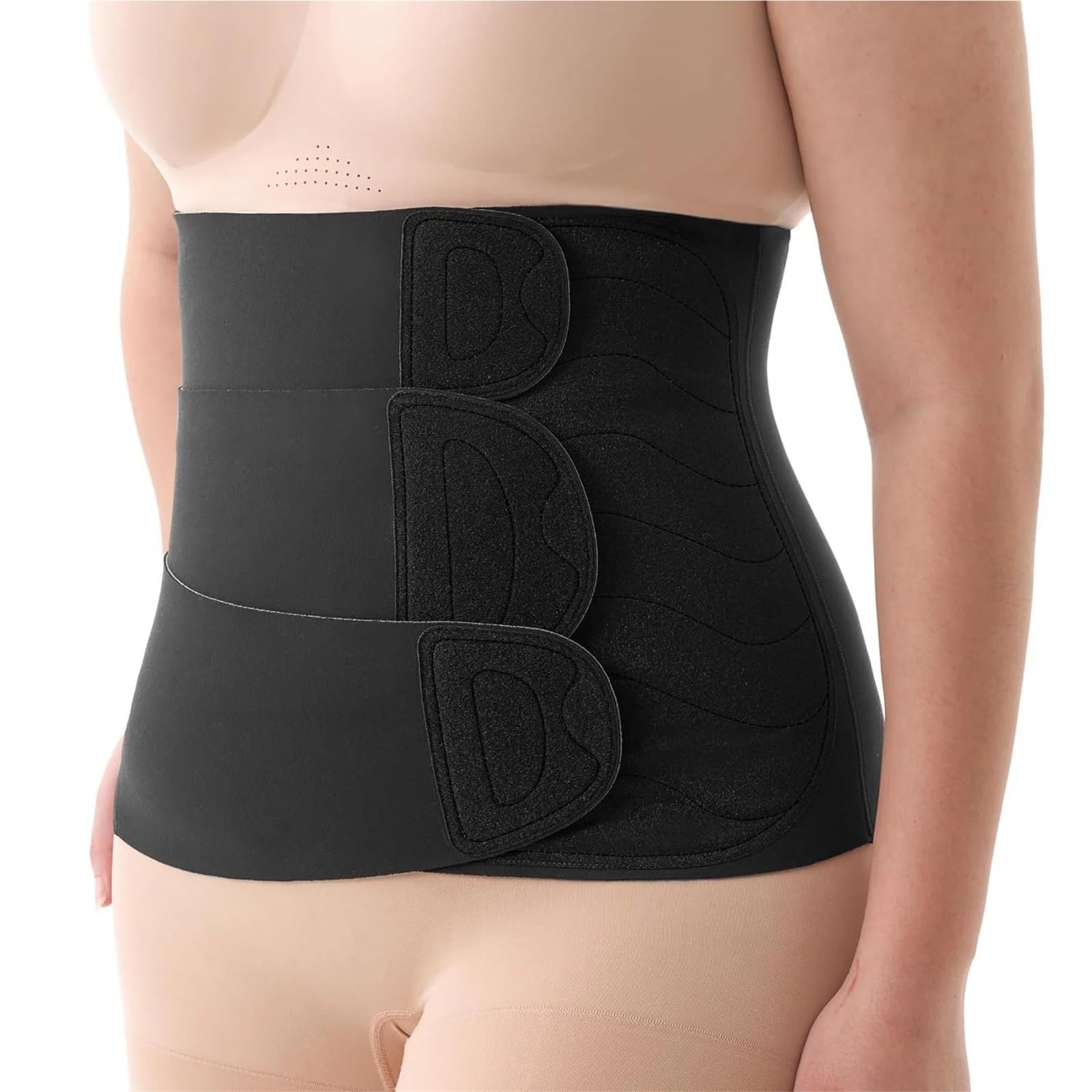 Carpeta Abdominal Posparto para Fiesta Eventos | Cinturón de recuperación de cesárea Soporte de espalda ergonómico, Recortador de cintura ajustable de 3 etapas