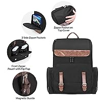 Vista 3 de LoDrid Game Backpack Compatible with PS5PS4PS4 ProPS4 SlimXbox OneXbox One XXbox One S, Protective Travel Carrying Case with Zipper Pockets for