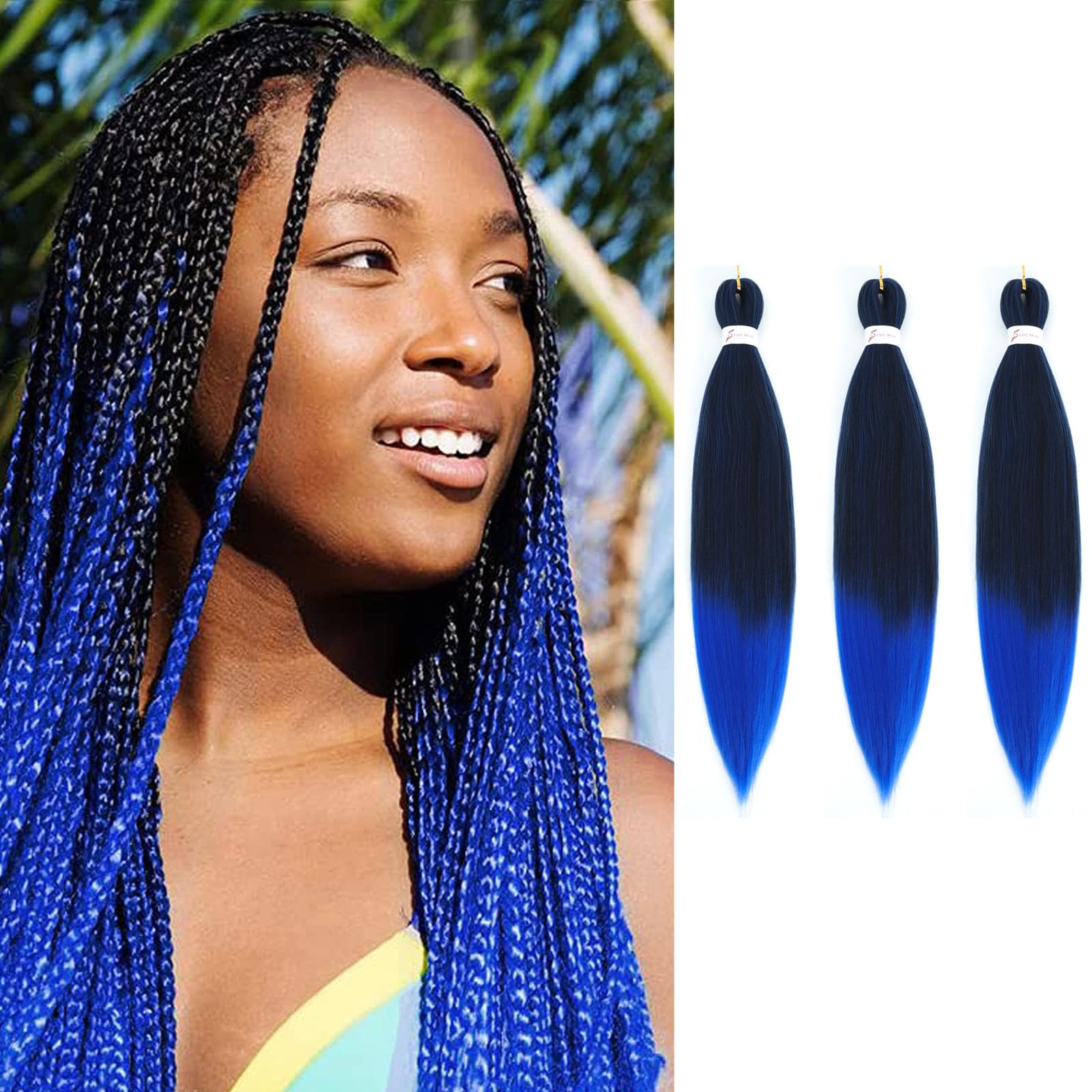 Easy Braid Pre stretched Braiding Hair Extensions