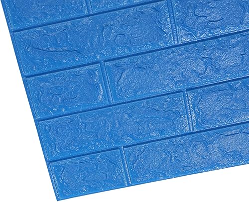 Miniatura 10 de ECYC Ltd 1 unidad de paneles de pared de ladrillo 3D autoadhesivos de 13.78 x 30.31 pulgadas, paneles de pared de ladrillo para despegar y pegar,