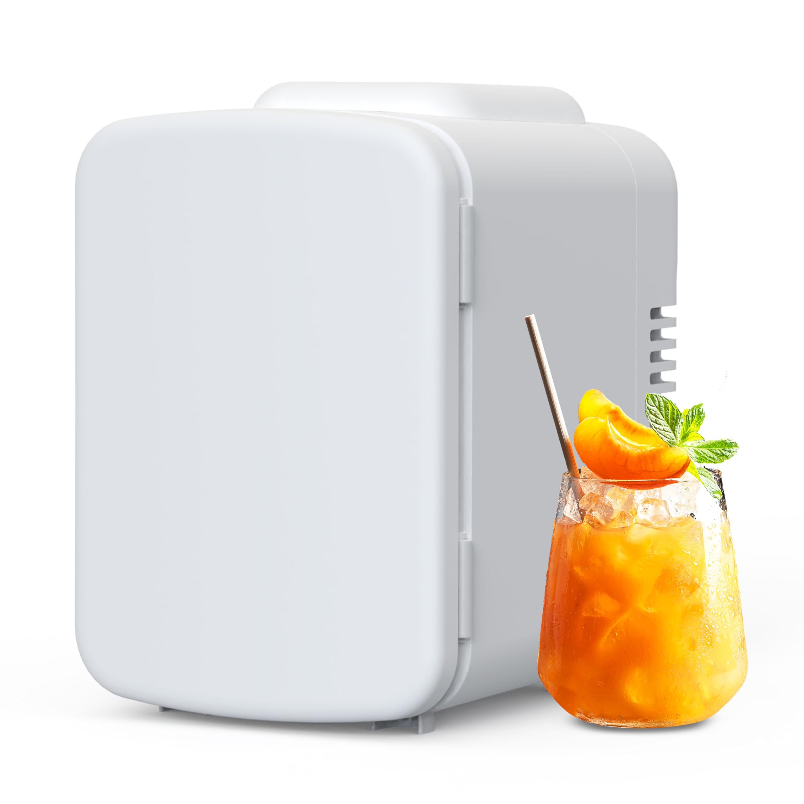 HealSmart HKFRIGMINI4WHT-F 0.1 cu ft Beverage Cooler White