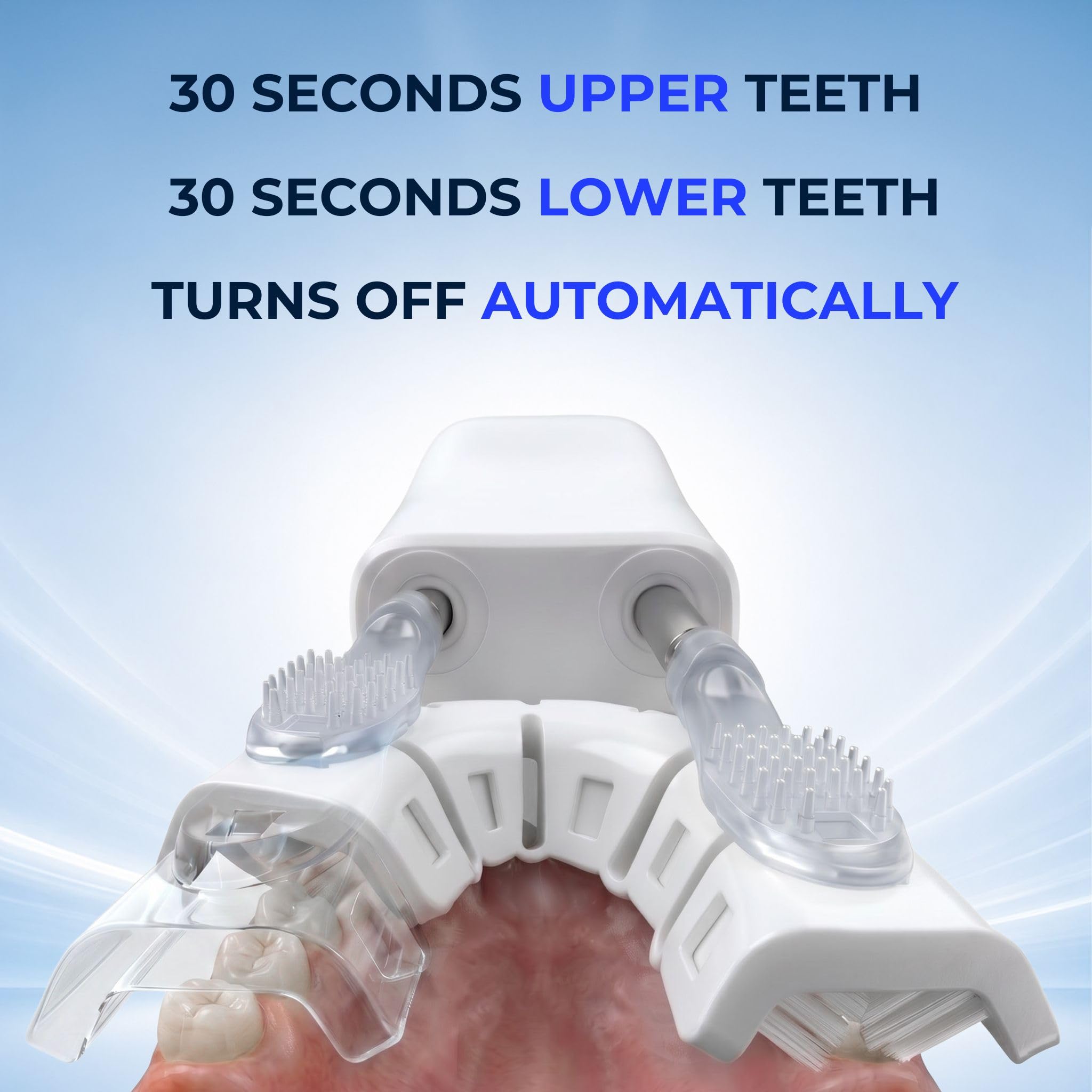 Cepillo de dientes eléctrico para niños de 6 a 12 años, cepillado automático con movimiento mecánico, cerdas suaves, recargable