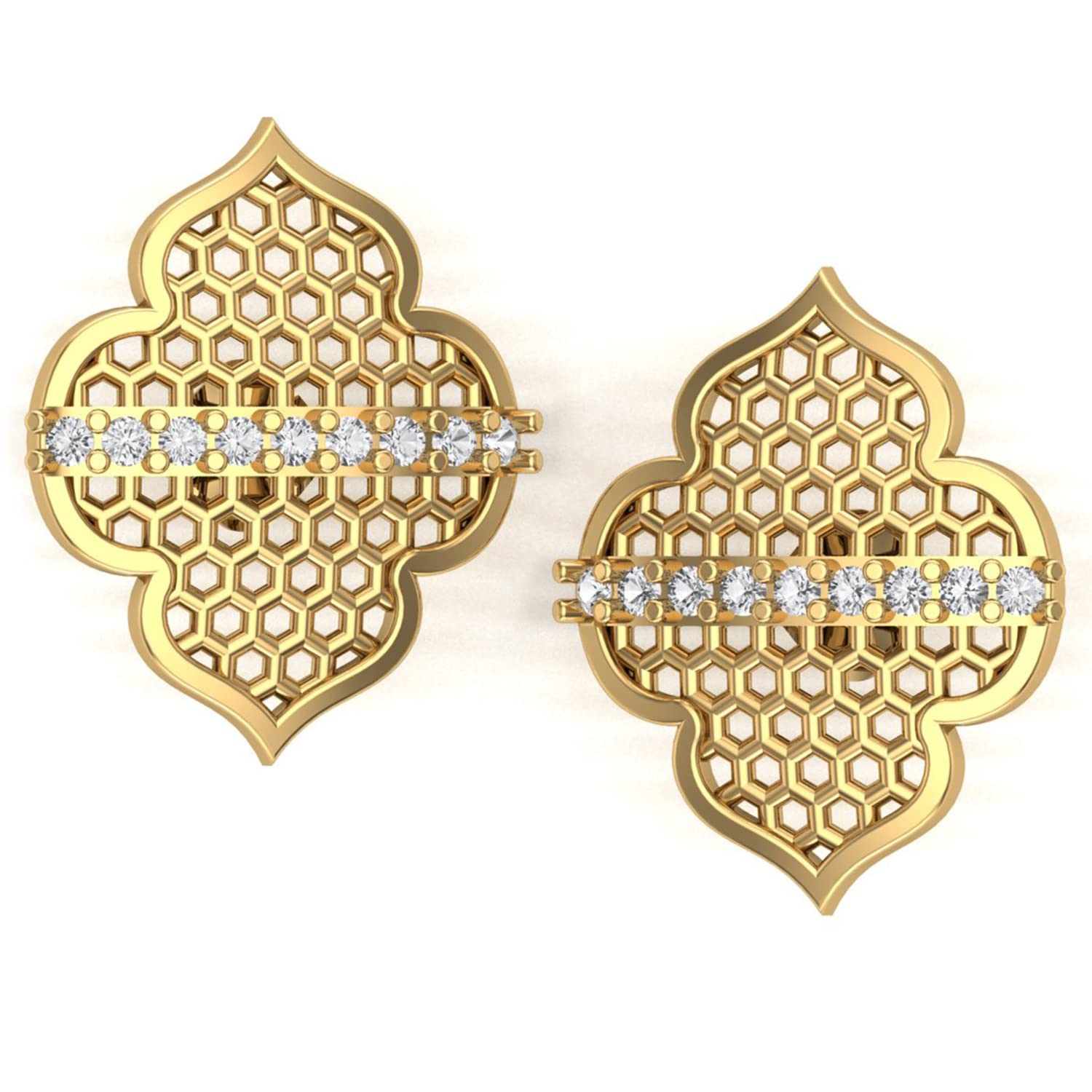 KUNUZ 925 Sterling Silver Gold Plated Stud Earrings (B09SHT7LV3) Amazon Price History, Amazon Price Tracker
