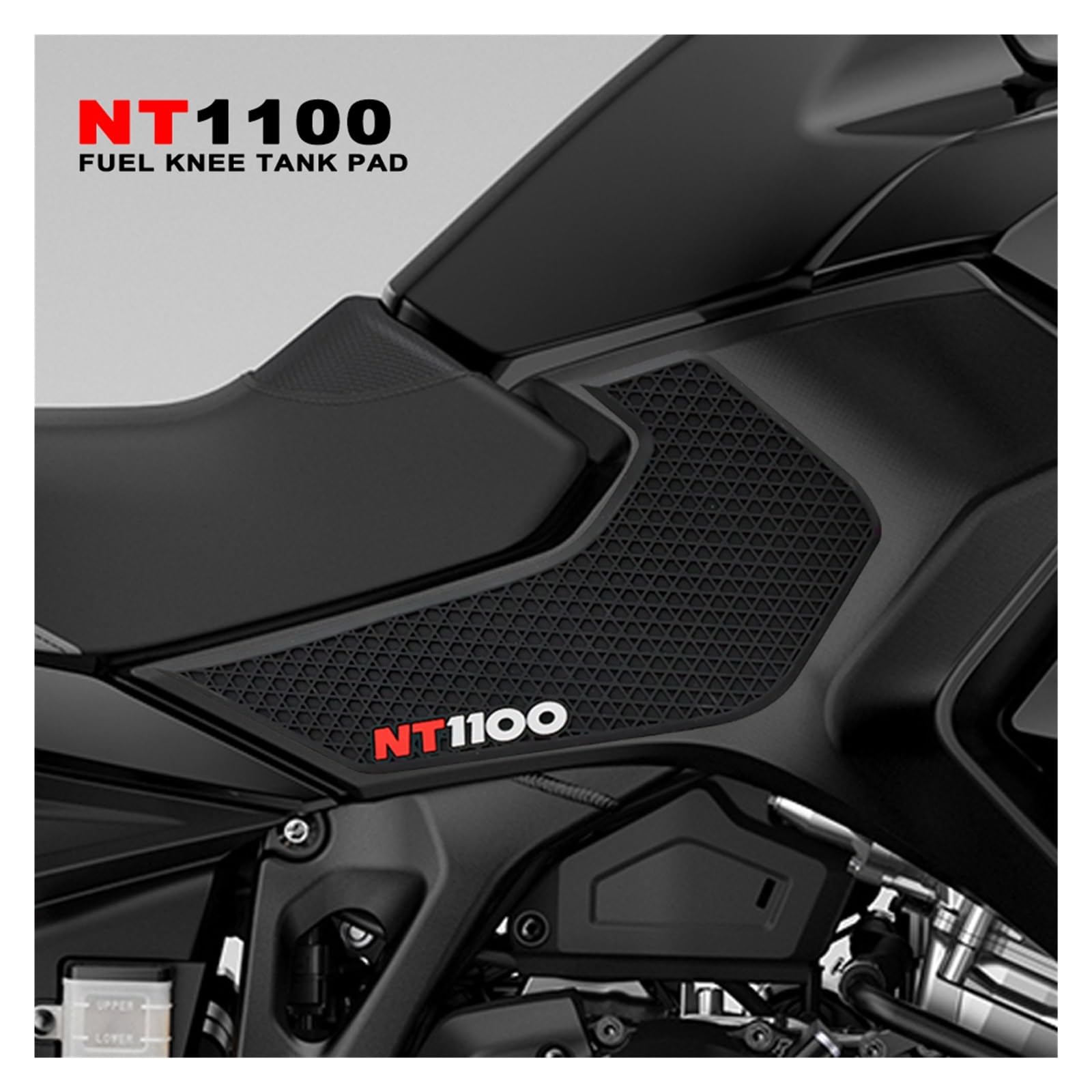 Motorrad Tank Pad & Aufkleber-Set Für Honda NT 650 / 700V / 1000 / 1100 - Schutz Vor Kratzern