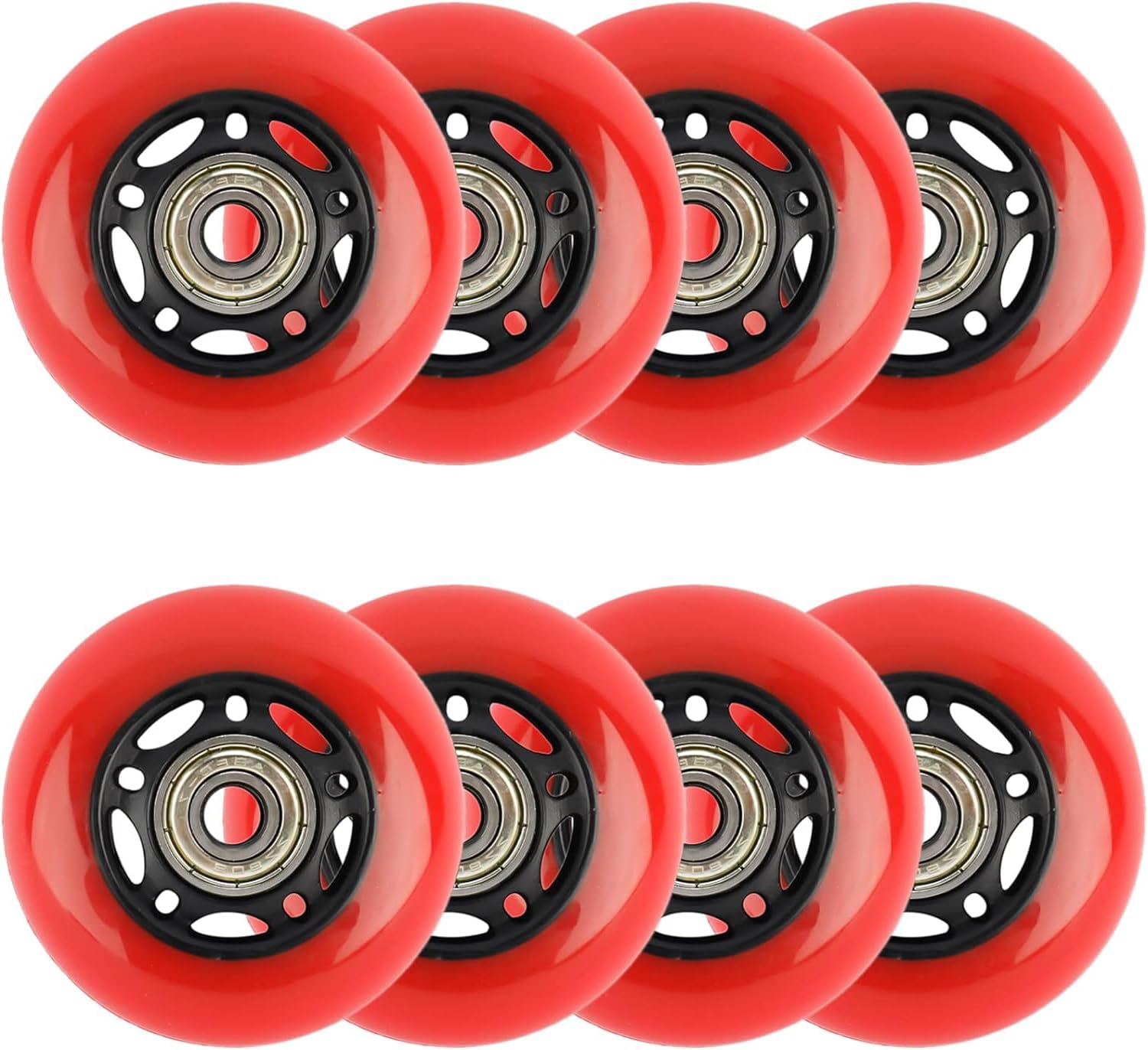 Optimus® 70mm Roller Blade Inline Skate Wheels Polyurethane (PU) 82A Hardness ABEC 9 Bearings Red Pack of 8 -BB (B0CKVGSD2C) Amazon Price History, Amazon Price Tracker