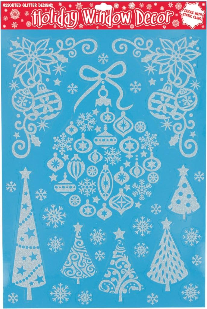 DD Holiday Window Clings