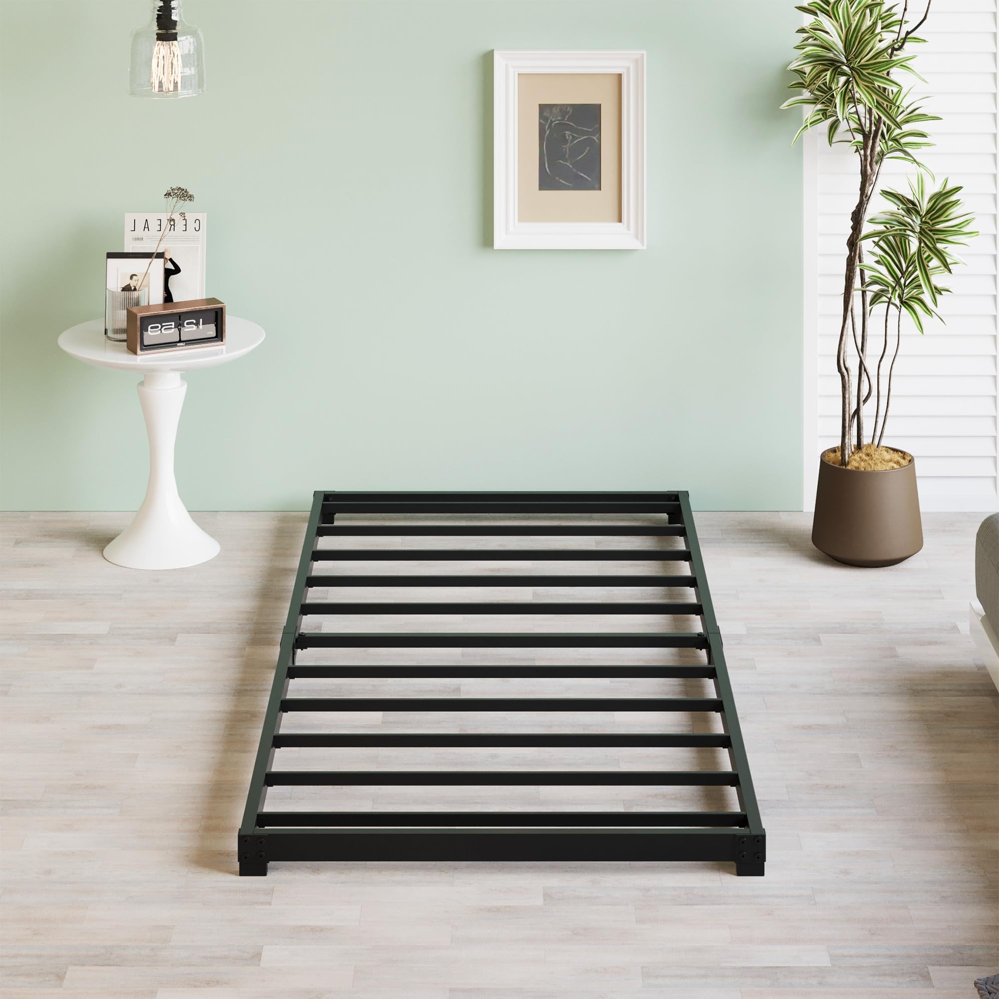 Fly-CTsoar 3 Inch Low Profile Twin Bed Frame