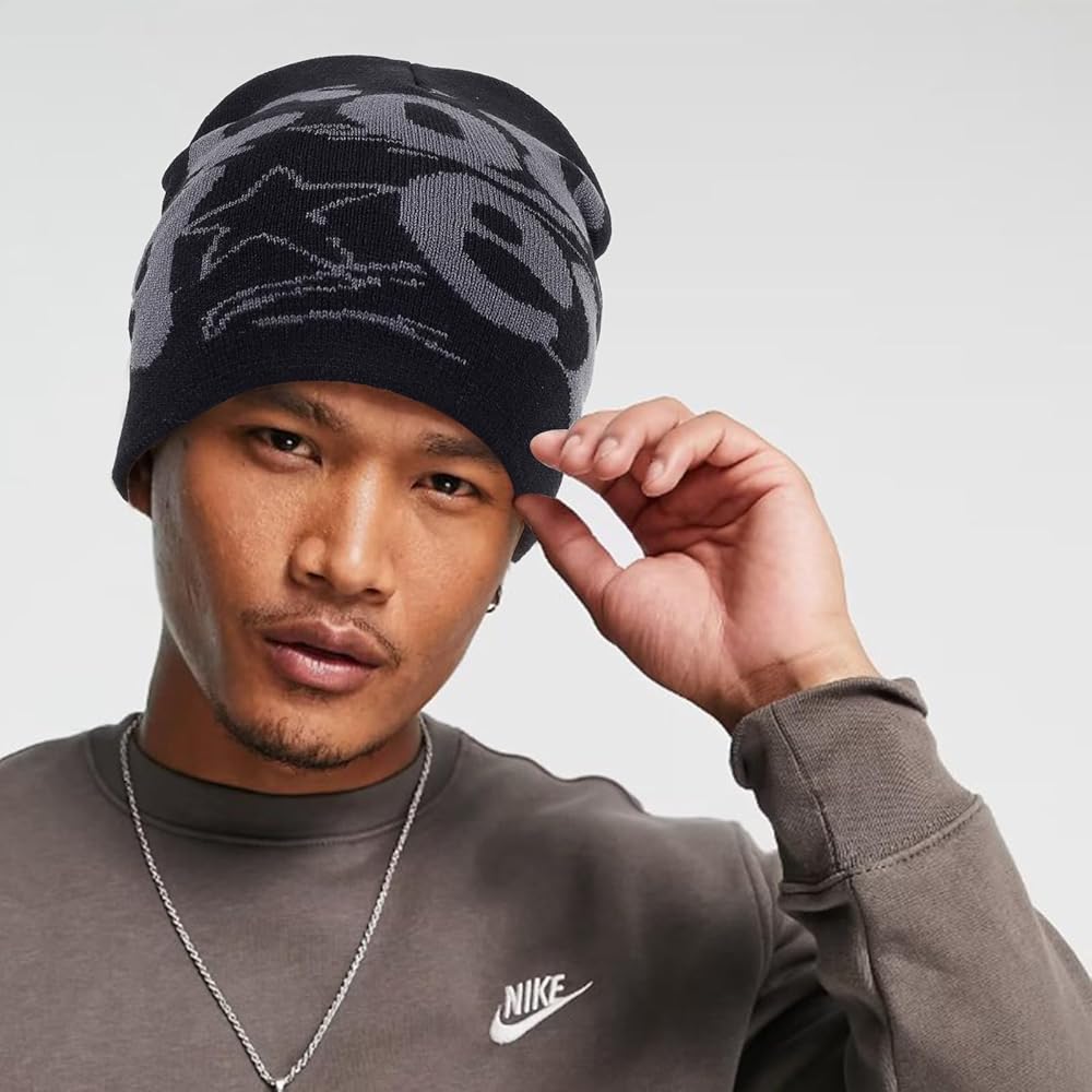 Amazon.com: Qlauca 4Pcs Y2k Beanie Winter Knitted Graphic