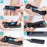 Vista 5 de PHIXERO M.2 SATA SSD Adaptador de caja con UASP, lector de carcasa de estado sólido externo sin herramientas, compatible con SSD M.2 SATA NGFF 2280