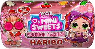 L.O.L. Surprise Loves Mini Sweets Series X Haribo - Vending Machine Packaging - Includes 7 Surprises, Accessories and Candy-Themed Doll - Collectable Dolls Suitable for Kids Ages 4+