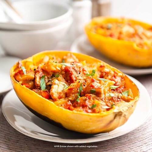 Miniatura 7 de HMR Pasta Classics Entree Bundle 1 pasta Penne con albóndigas, 1 alfredo de pollo Rotini, 2 ravioles de queso y albahaca y 2 macarrones cremosos y