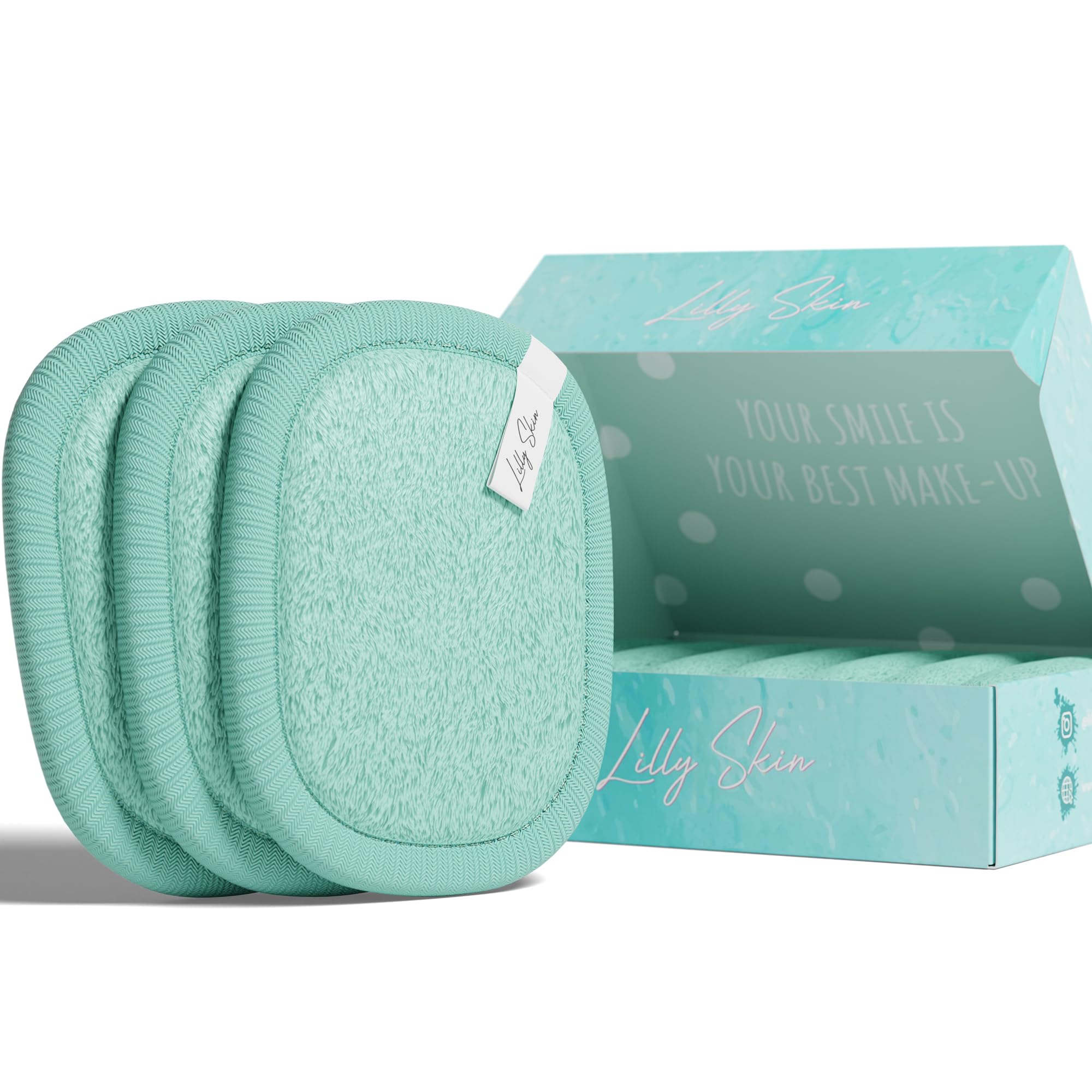Lilly Skin Wasserdichte Tragetasche Für Make-up-Pads – Wiederverwendbar, Für Unterwegs, Bis Zu 5 Pads
