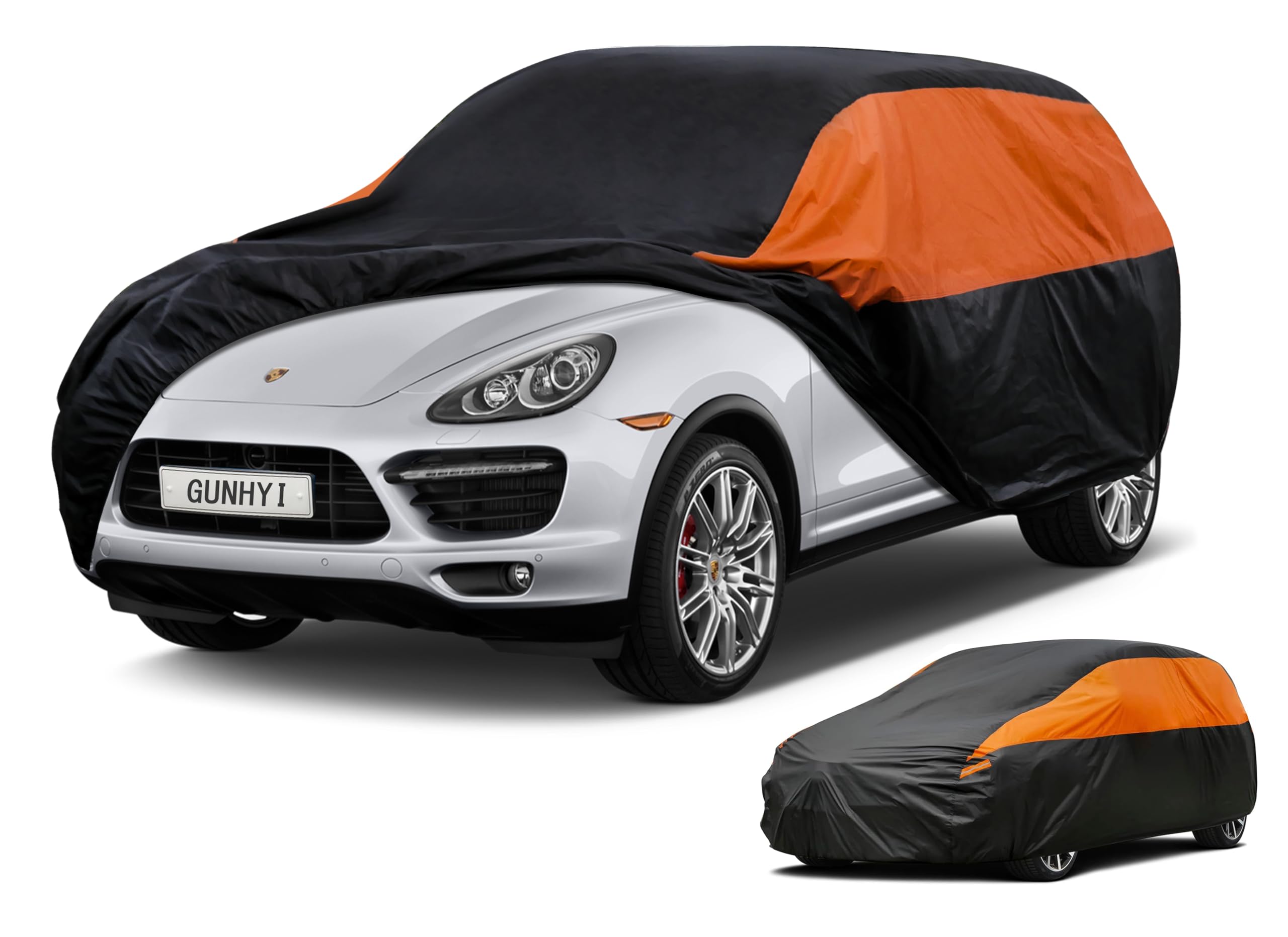 GUNHYI Waterproof SUV Full Car Cover Custom Fit Porsche Cayenne(2002-2014)