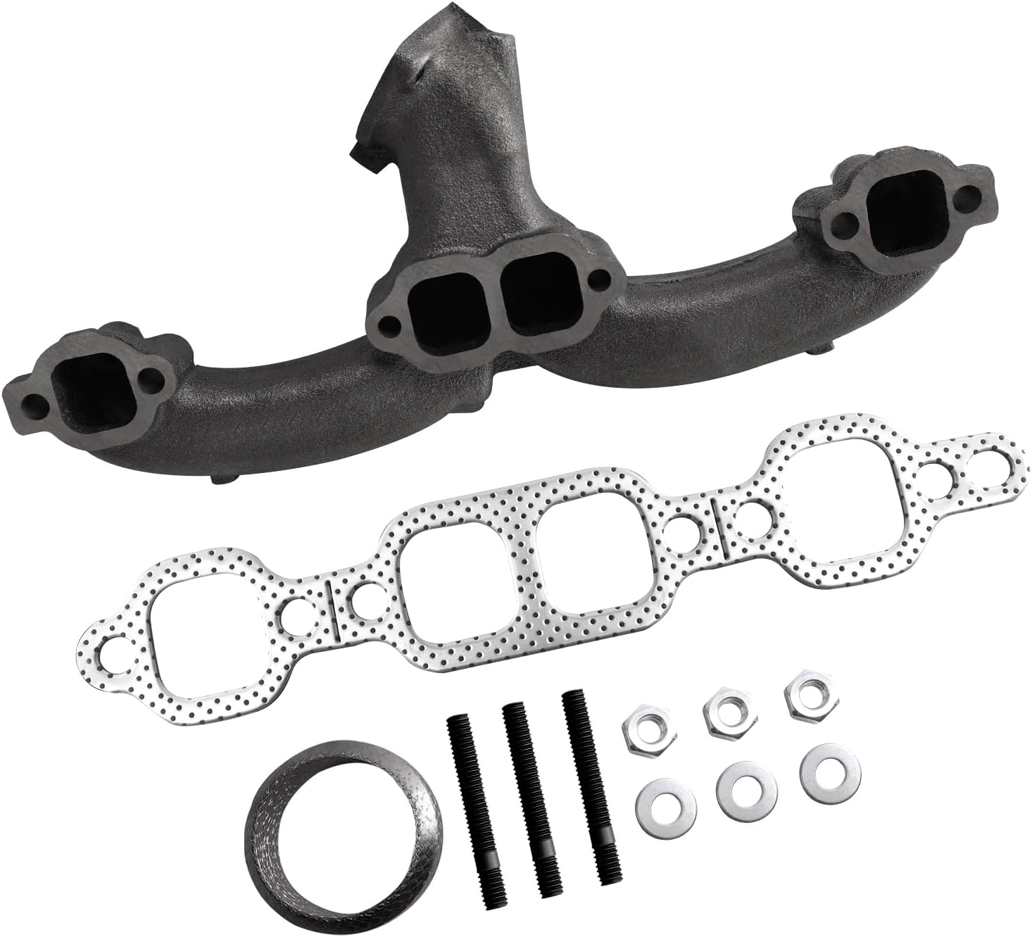 Right Exhaust Manifold Kit With 1969-1972 Blazer & C10 Pickup & C10 Suburban & K10 Pickup & K20 Pickup 5.7L V8, OE: 674-199 EPA