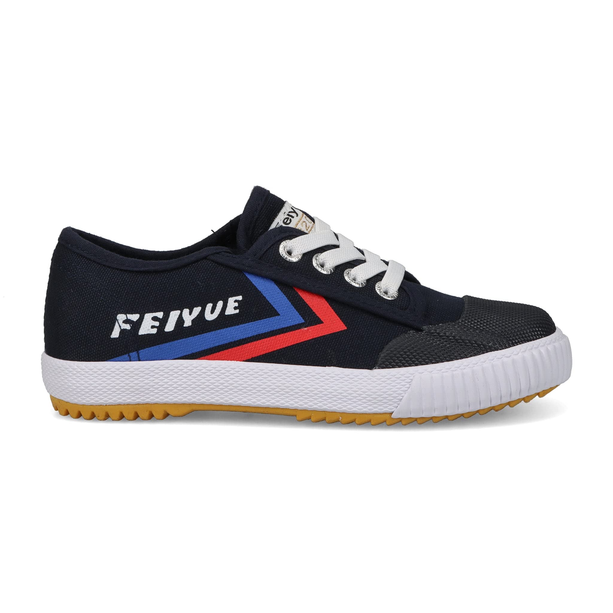 FEIYUEFe Lo 1920 Kids No-Tie Elastic Lace Shoes, Unisex Low Top Childrens Sneakers for Martial Arts, Parkour, and Great for Every Day Casual Wear