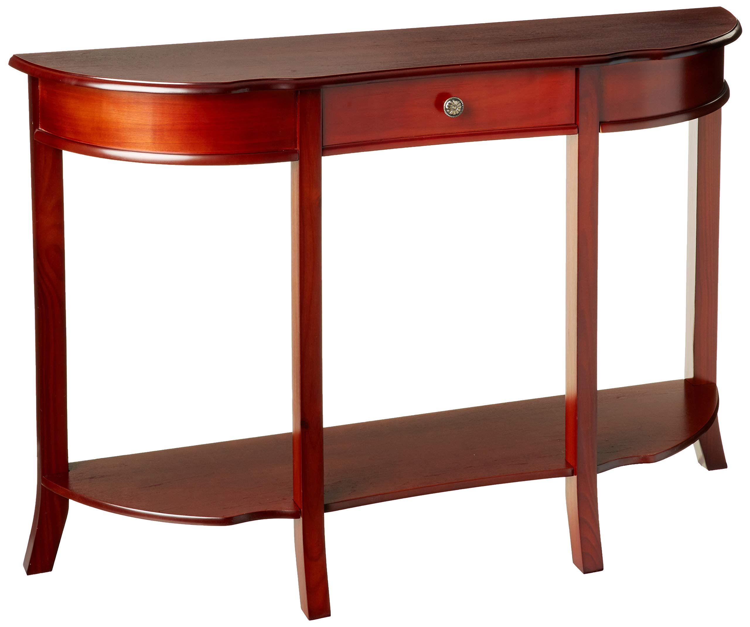 Frenchi Home Furnishing Console Sofa Table with Drawer, Mahogany