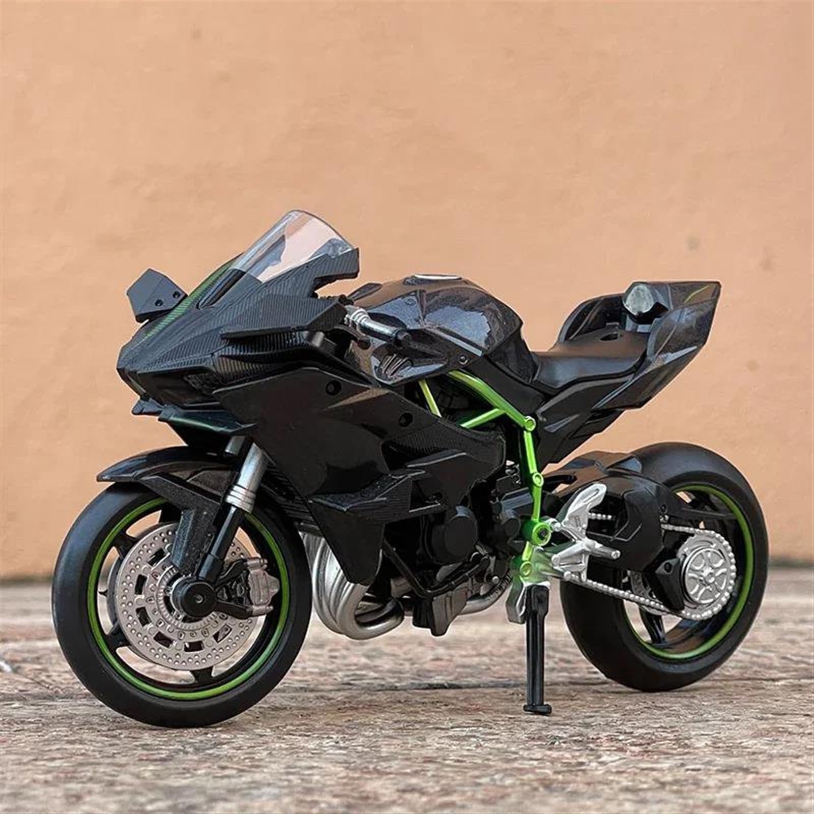 Modello 1:12 Per Kawasaki Ninja H2R Modello Di Moto Simulazione Regali Raccolta Giocattoli In Metallo