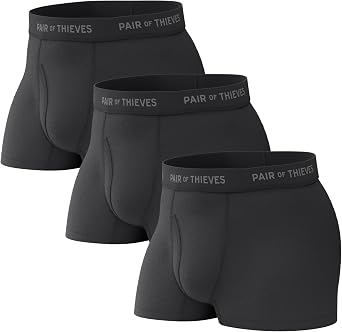 Pair of Thieves Men Super Fit Trunks | Underwear for Men | Breathable Mesh | Moisture Wicking, Daily Comfort