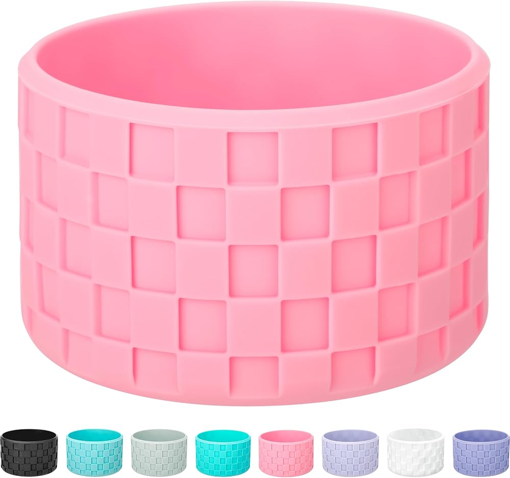 Silicone Boot Compatible with Stanley 20-40oz Quencher Cup | Anti-Scratch Non-Slip Base Cover BPA-Free Reusable Silicone Cup Bottom Protector Multiple Colors
