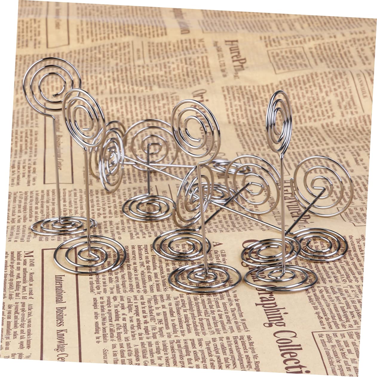 HAPINARY 20Pcs Incense Shaped Note Clips Metal Photo Holders for Wedding Party Table Decoration Design for Menu Holders and Place Card Displays