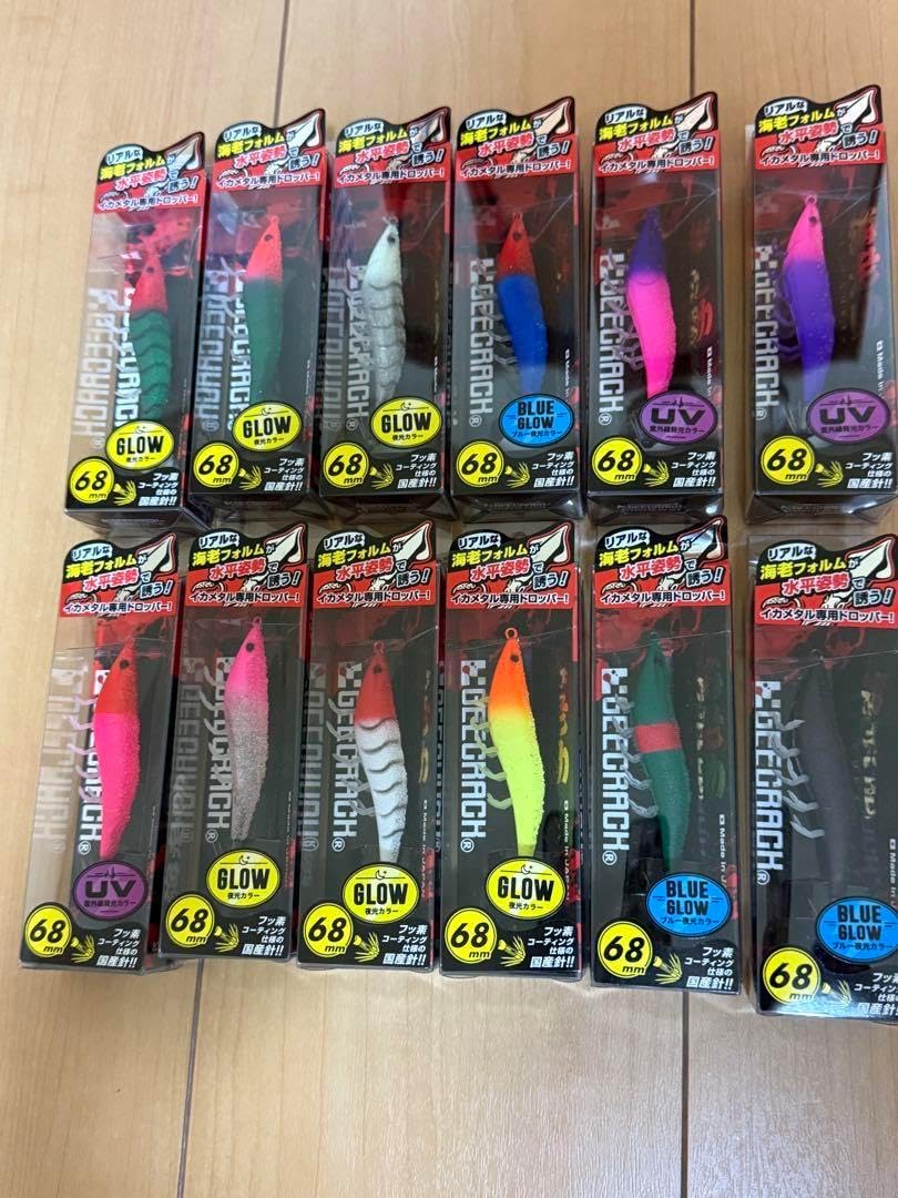 イカメタルドロッパー 海老助 17本セット 17 ジークラック 海老助 2個