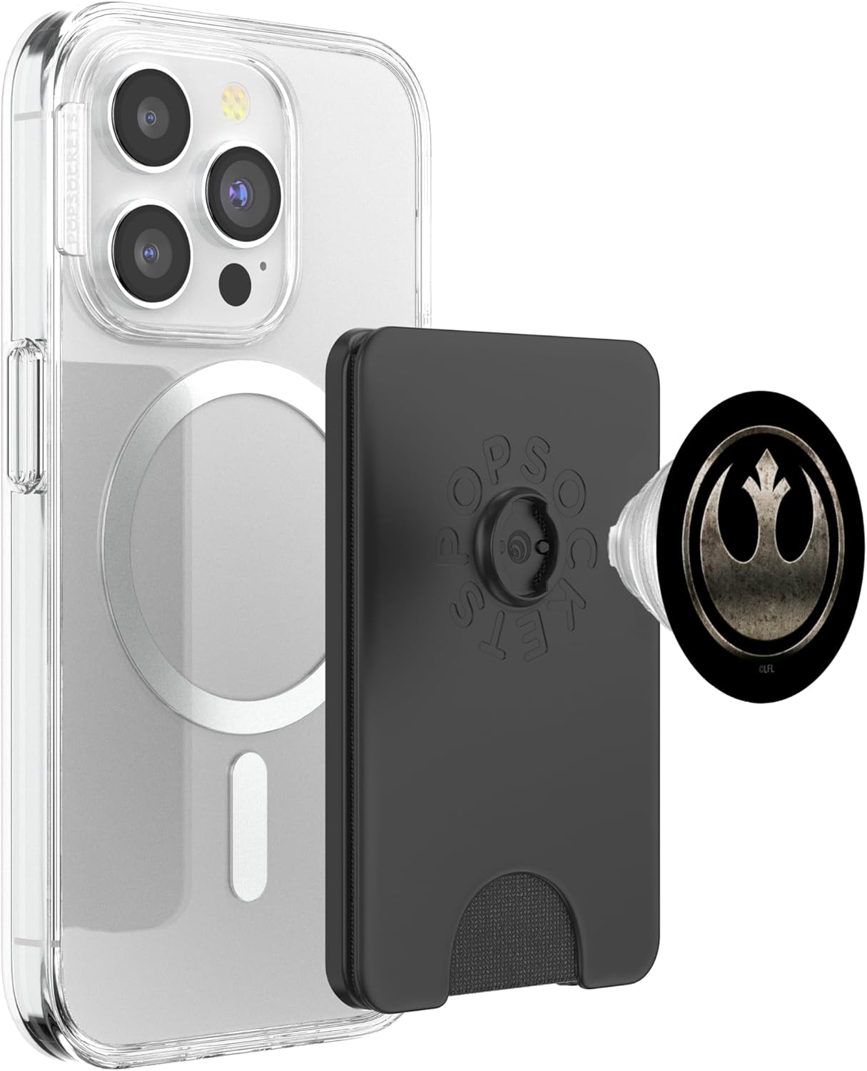 Star Wars Resistance Metallic Icon PopSockets PopWallet for MagSafe
