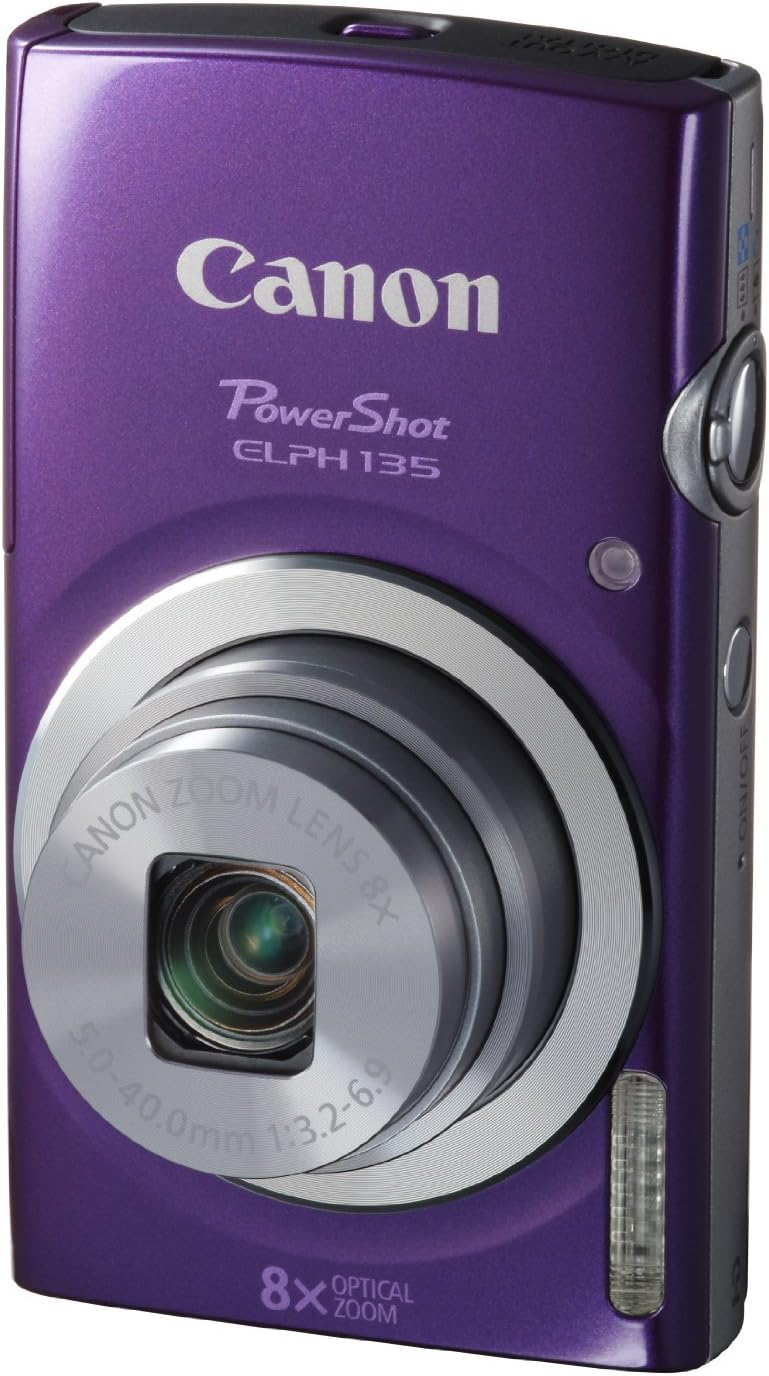 Canon PowerShot ELPH135 Digital Camera (Purple)