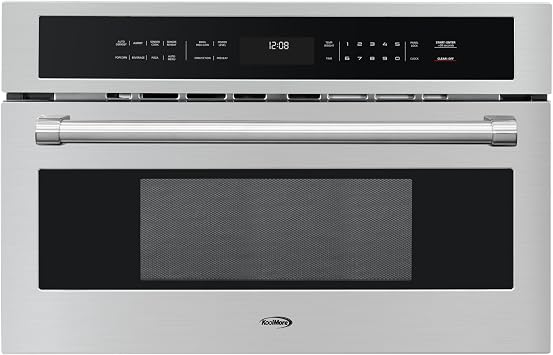 KoolMore 30 in. Built-in Microwave with Convection Oven and Air Fryer, 1000W Power with NEMA 5-20P Plug, 10 Levels, UL Listed and 1.6 cu. ft. Capacity in Stainless-Steel KM-CWO30-SS