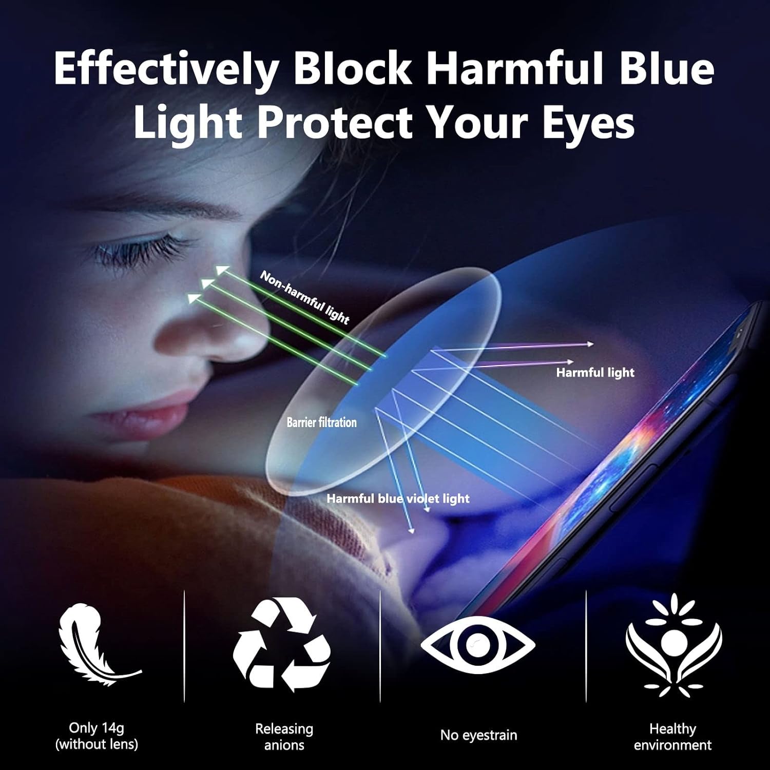 Reading Glasses for Men - Spring Hinge - Comfortable metal reading glasses Blue Light Blocking Computer UV-Eye Strain-Glare Glasses for Reading- 6 Pairs