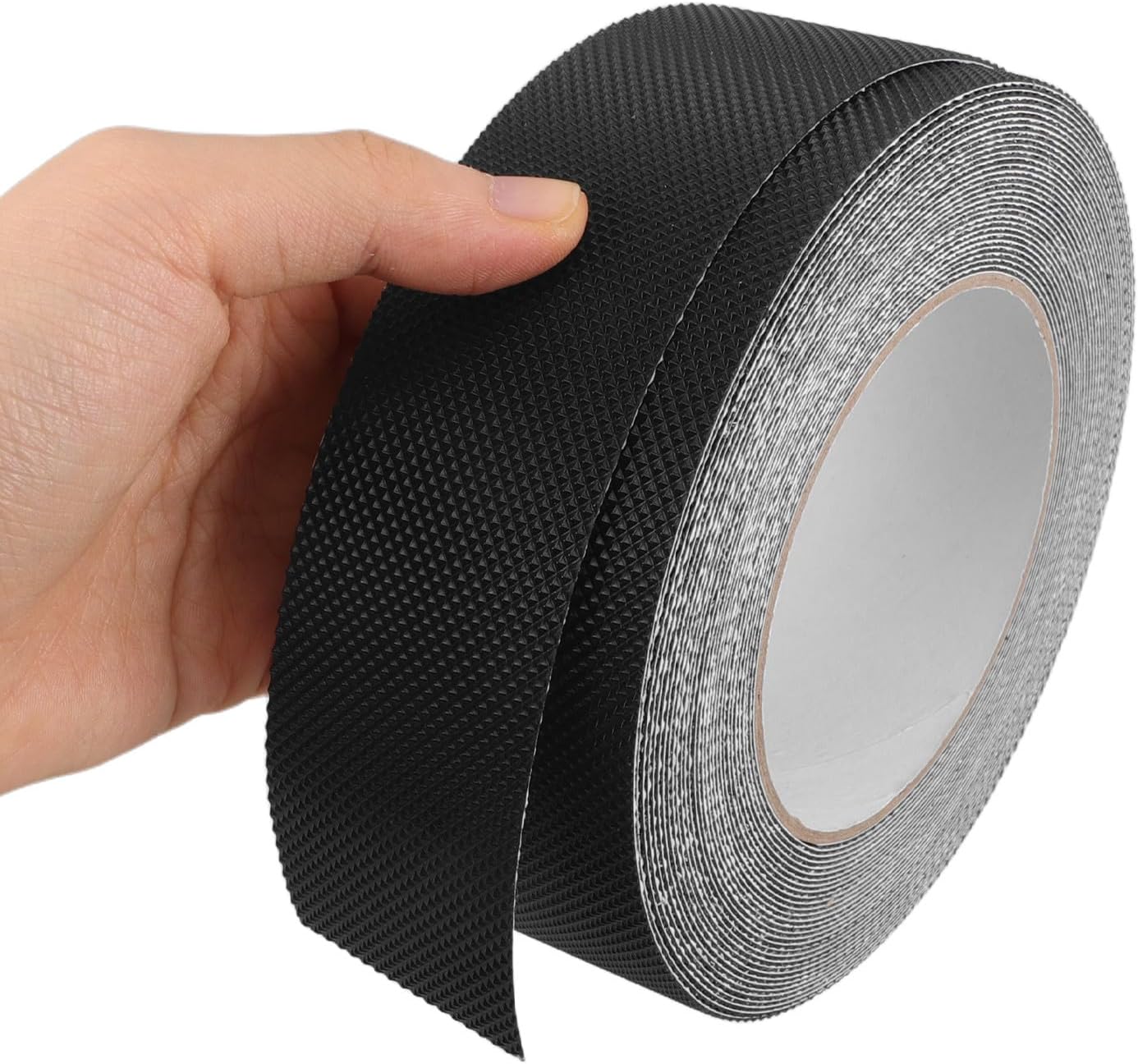 1 Roll Anti Slip Black Tape - 1.57 Inch by 32.8 Feet - Non-Slip Traction Grip Tape for Indoor Outdoor Tubs Boats Wood Stairs Bathroom