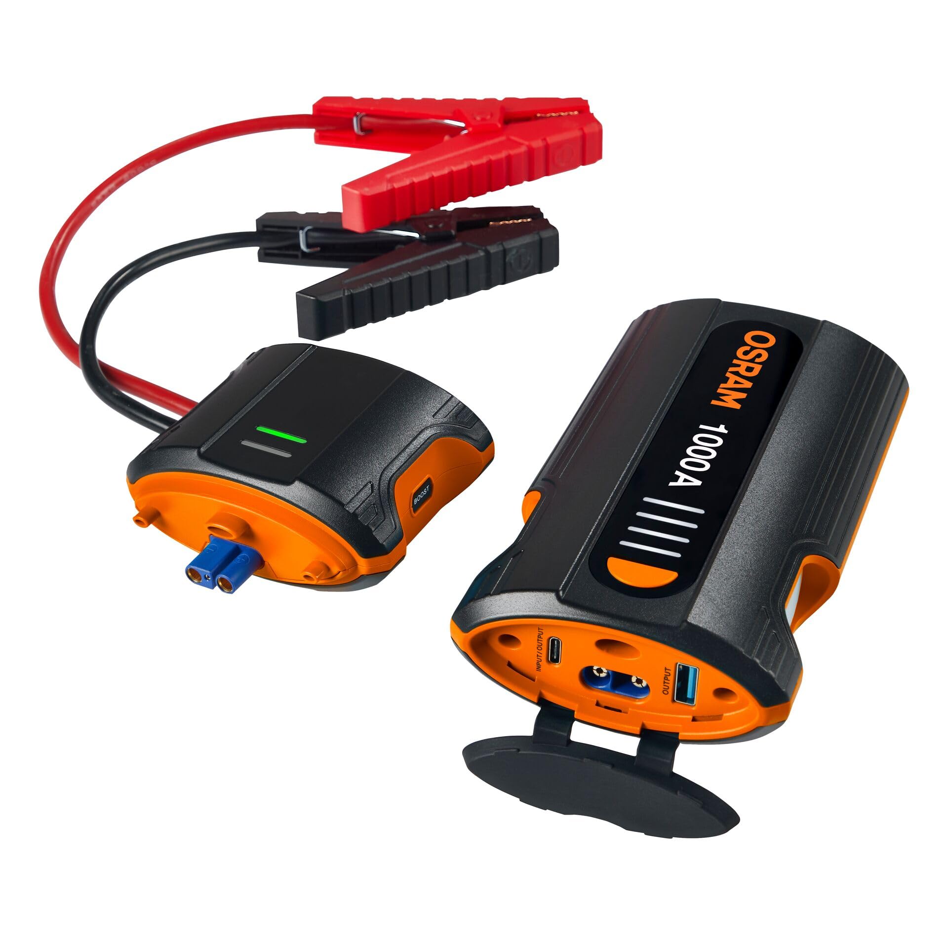 OSRAM BATTERYjumpstart 1000, Banco de energía de Arranque Auxiliar, arrancador Auxiliar de Litio, para vehículos de 12 V con Motores de Gasolina de hasta 5,0 L y diésel de 2,0 L