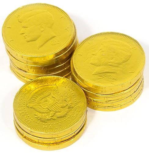 Miniatura 2 de Monedas de oro chocolate, bolsa de 1 libra