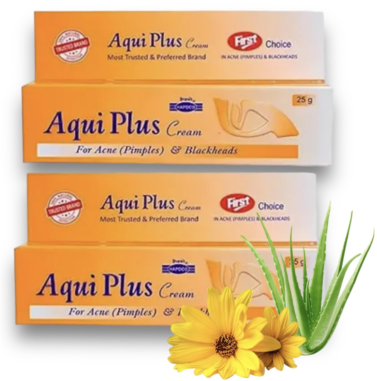 Hapdco Aqui Plus Face Cream - 25mg - COMPLEXION CARE - NEW IMPROVED (Pack of 1)