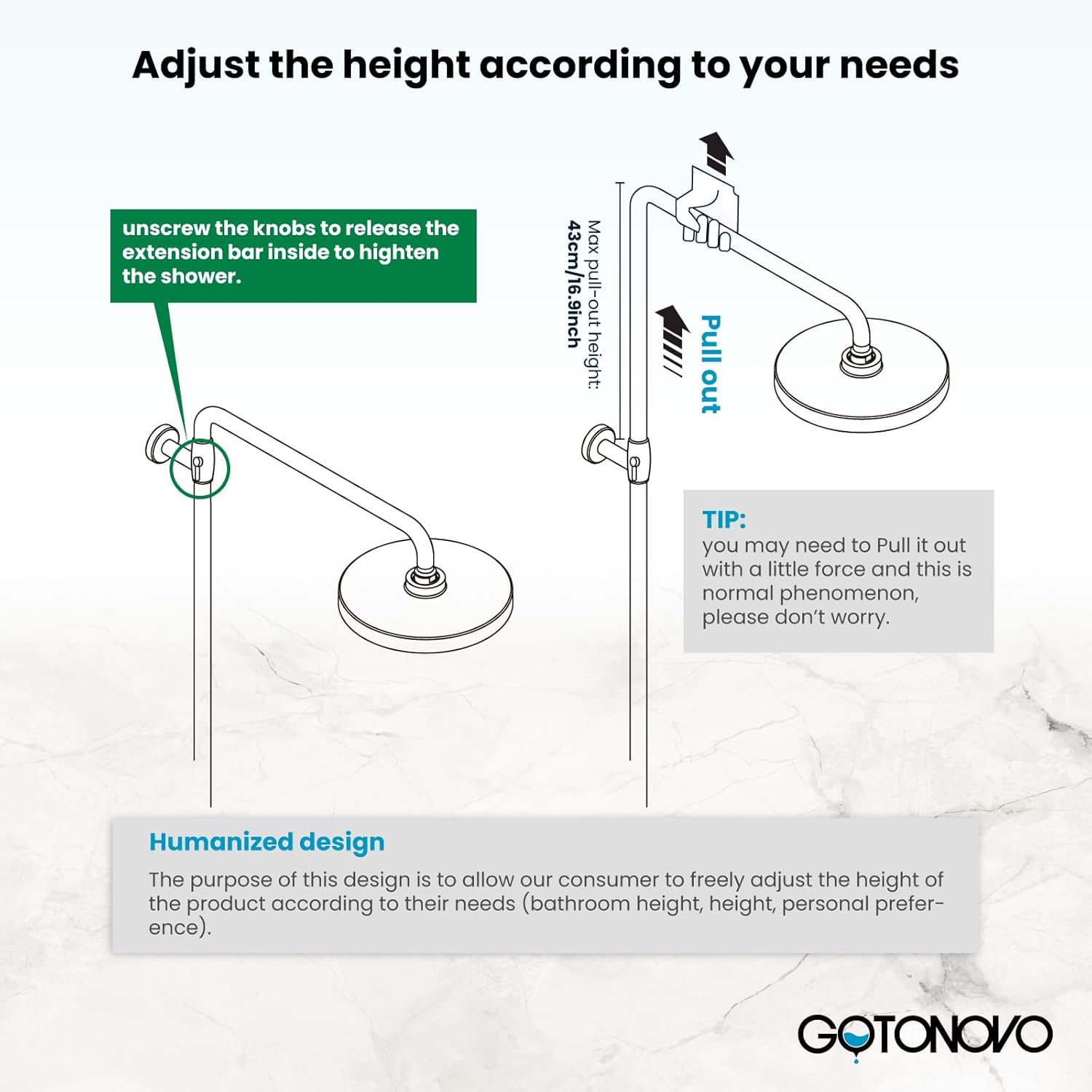 gotonovo Exposed Bathroom Shower System Vintage Shower Fixture 8 Inch Rainfall Shower Head Handheld Spray Tub Filler Brass Pipe 3-Function Wall Mount Double Cross Knobs Oil Rubbed Bronze