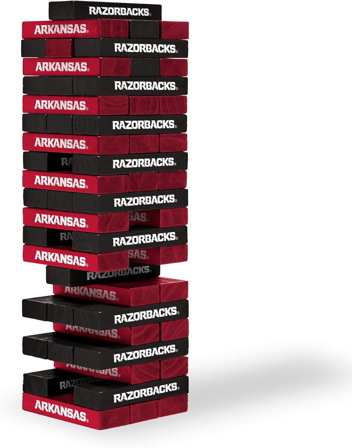 Wild Sports NCAA Pro Football Tabletop Stackers Block Game for College Footba...