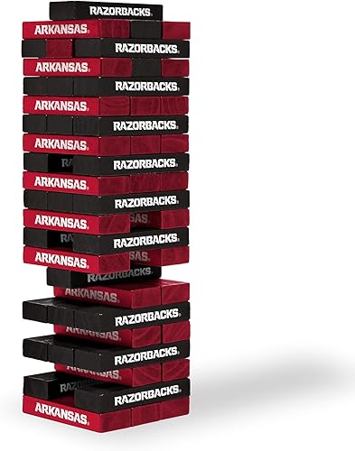 Vista 26 de Wild Sports NCAA Pro Football Tabletop Stackers Block Game for College Football Fan, Dorm Game, Tailgate