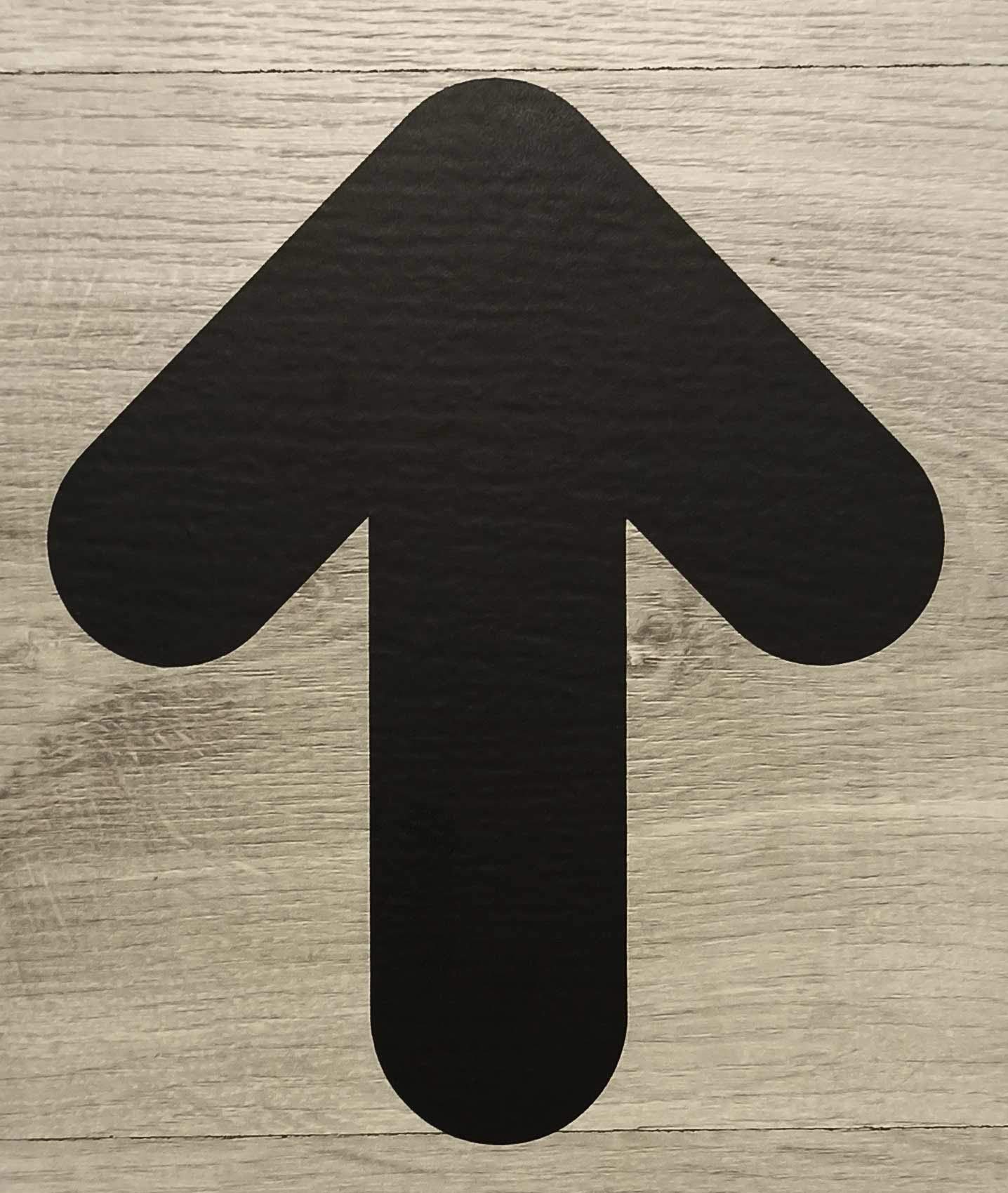 Frecce Adesive Pavimento 32 Pezzi 16x19cm Bianche - Segnaletica Direzionale Interna