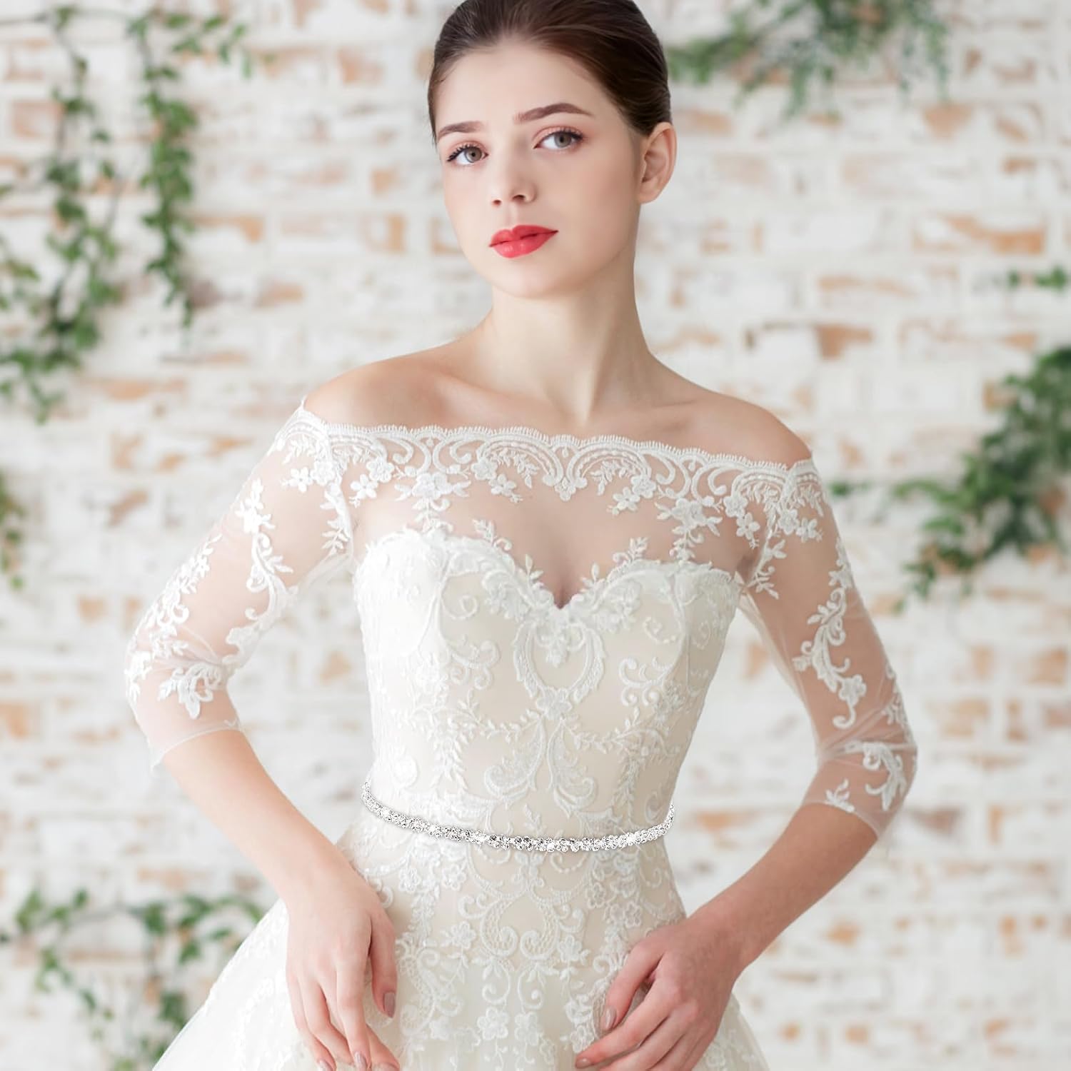 Pack Rhinestone Bridal Belts, Crystal Sash with Liberia Ubuy