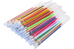 100 Pieces Premium Glitter Gel Pen Refills