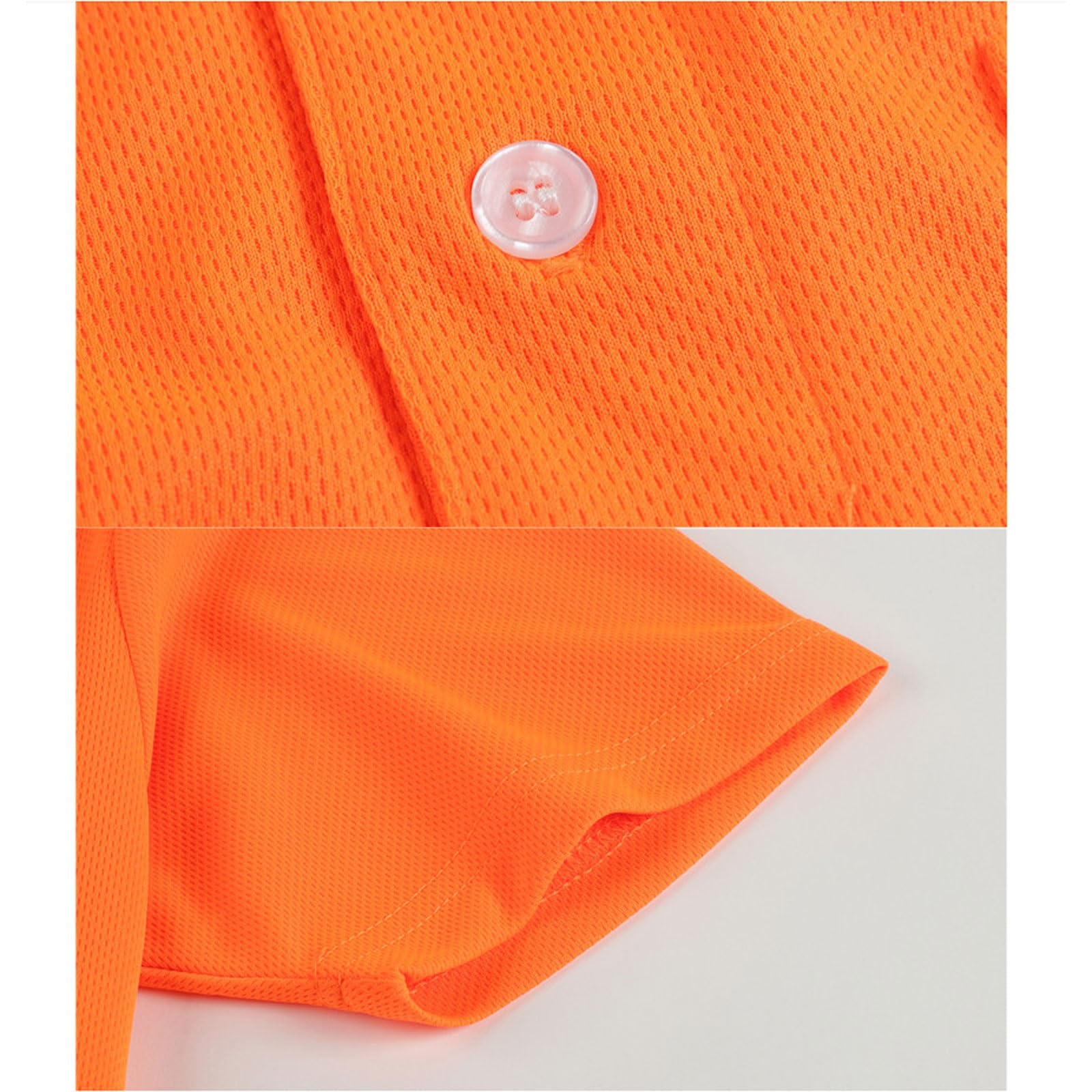 Camiseta de trabajo reflectante de alta visibilidad, manga corta de secado rápido for trabajo nocturno, camiseta de trabajo duradera. chaleco reflectante